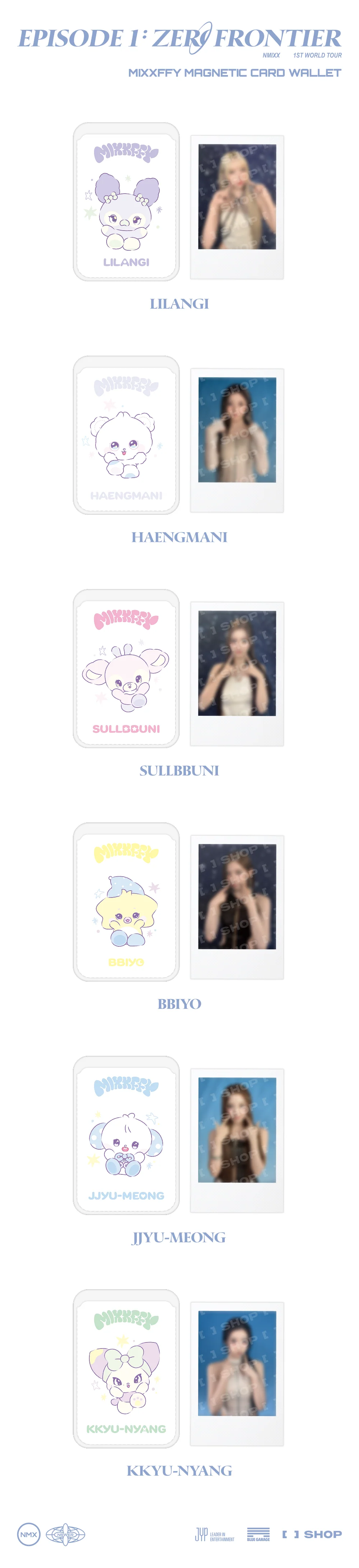 NMIXX - MIXXFFY Magnetic Card Wallet ['EPISODE 1: ZERO FRONTIER' 1ST WORLD TOUR IN INCHEON Official MD]