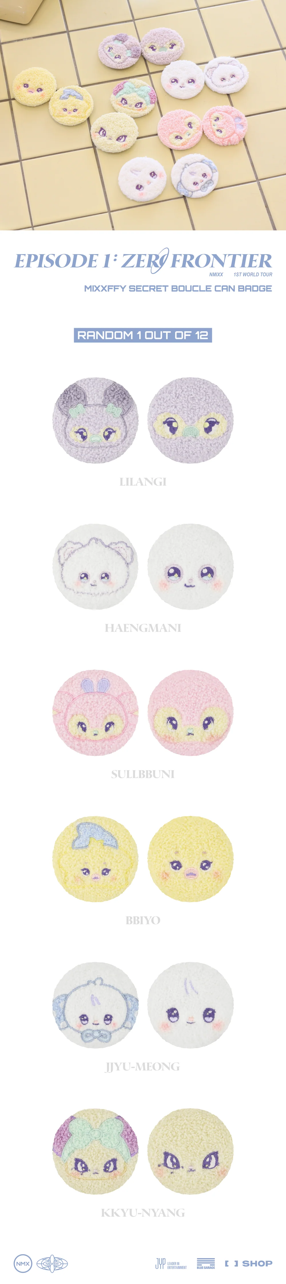 NMIXX - MIXXFFY Secret Boucle Can Badge ['EPISODE 1: ZERO FRONTIER