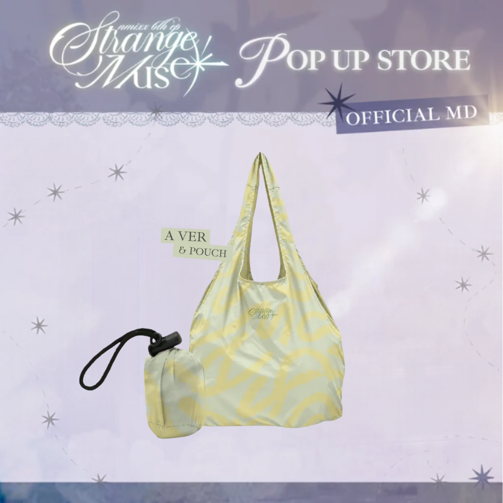 NMIXX Packable Tote Bag Strange Muse POP-UP Official MD -  A Ver - Main Image