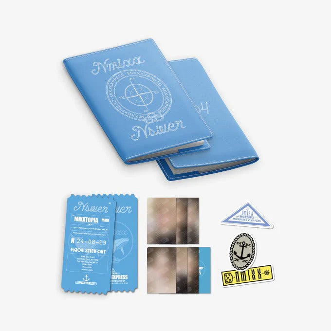 NMIXX Passport Wallet Fe304 STICK OUT Black Sheep Syndrome POP UP Official MD - main image