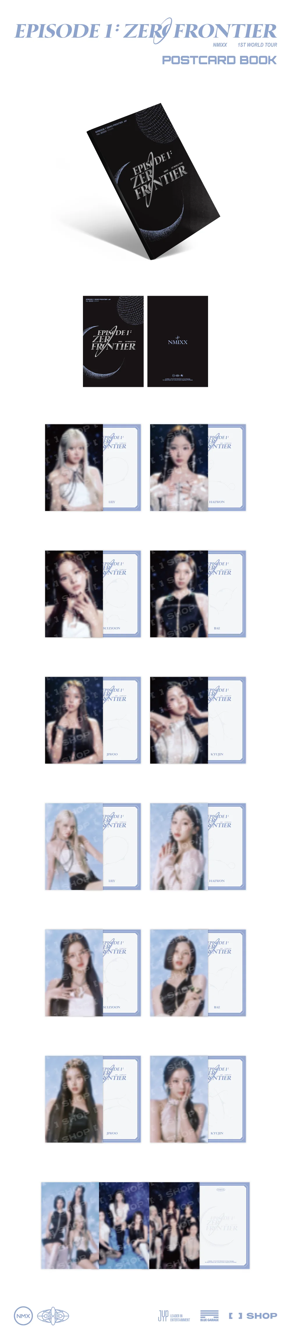 NMIXX - Postcard Book ['EPISODE 1: ZERO FRONTIER' 1ST WORLD TOUR IN INCHEON Official MD]