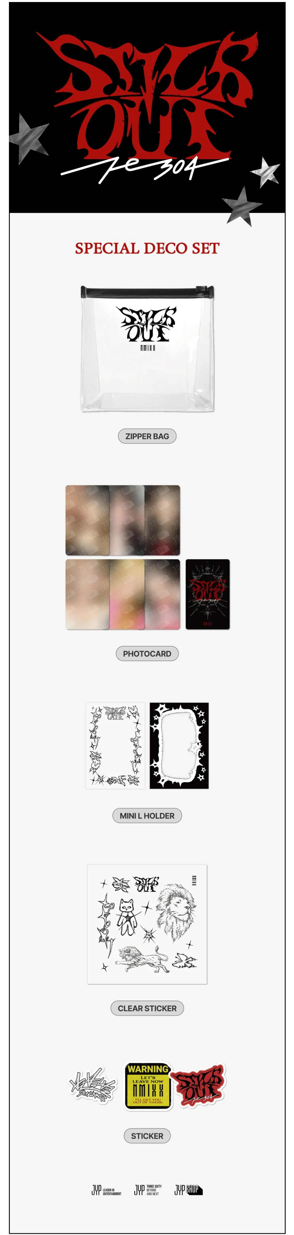 NMIXX - Special Deco Set [Fe3O4: STICK OUT POP-UP Official NMIXX - Special Deco Set [Fe3O4: STICK OUT POP-UP Official