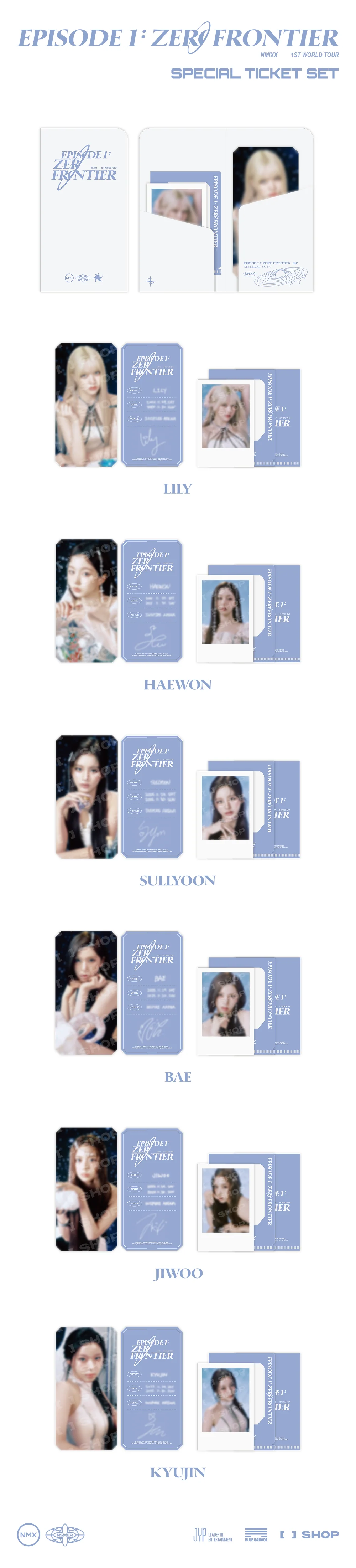 NMIXX - Special Ticket Set ['EPISODE 1: ZERO FRONTIER' 1ST WORLD