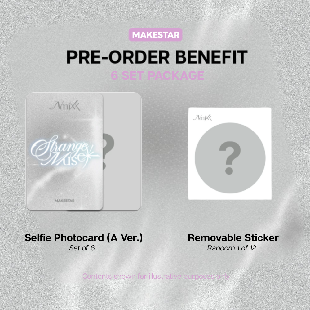 NMIXX Strange Muse 6th EP Album - MAKESTAR Set POBs