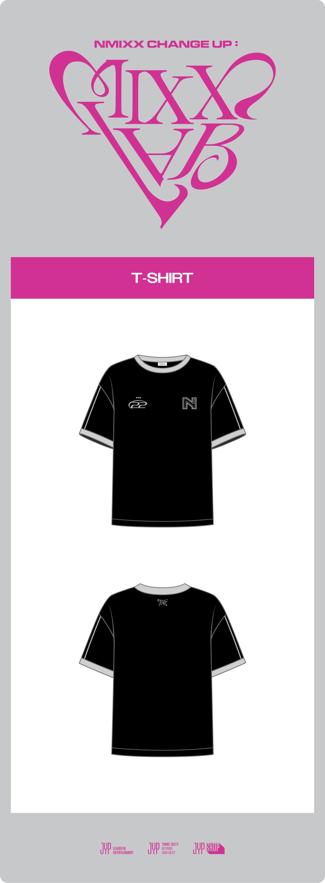 [PRE-ORDER] NMIXX - T-Shirt [2nd Fan Concert 'NMIXX CHANGE UP : MIXX LAB' Official MD]