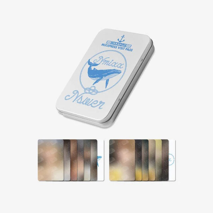 NMIXX Tin Case Photocard Set Fe304 STICK OUT Black Sheep Syndrome POP UP Official MD - packaging preview