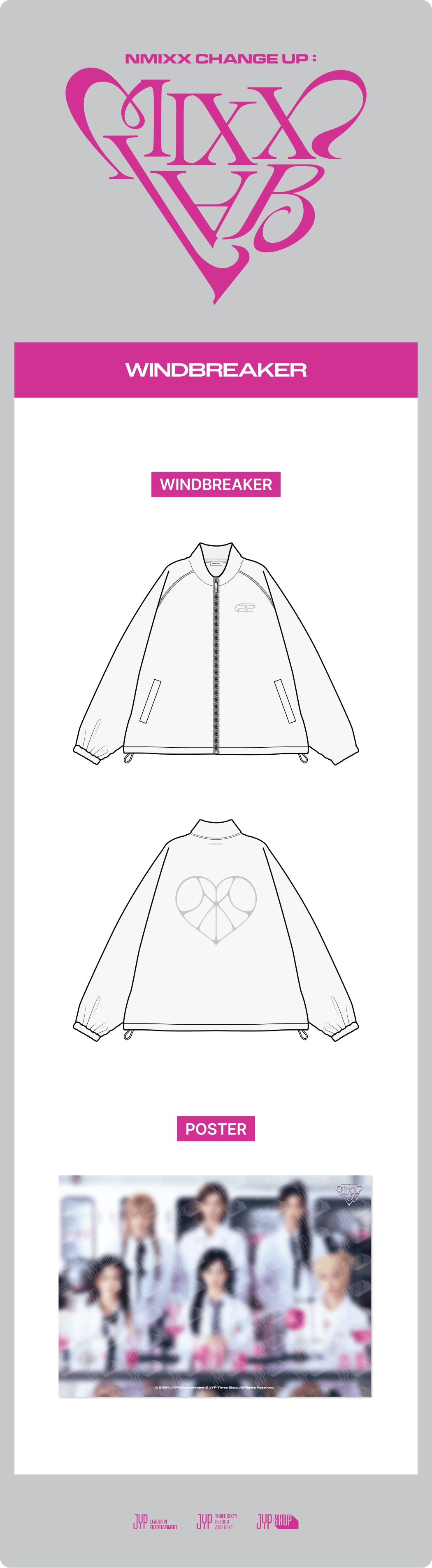 [PRE-ORDER] NMIXX - Windbreaker [2nd Fan Concert 'NMIXX CHANGE UP : MIXX LAB' Official MD]