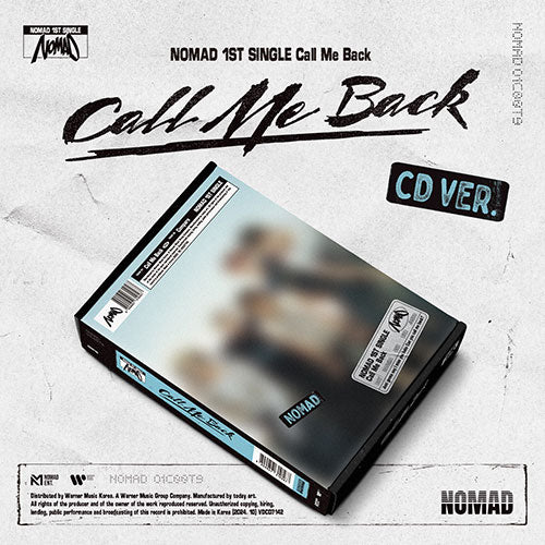 NOMAD Call Me Back 1st Single Album CD Ver - main image
