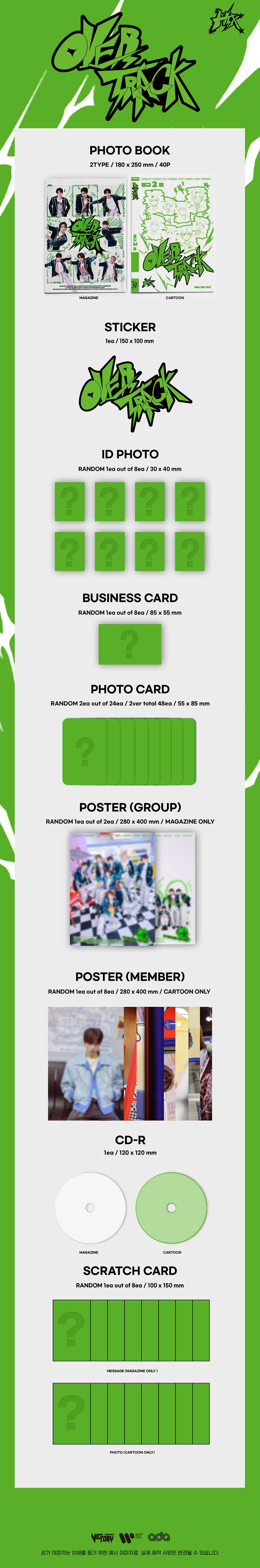 NTX - OVER TRACK [2nd Album - Photobook Ver.] - K PLACE