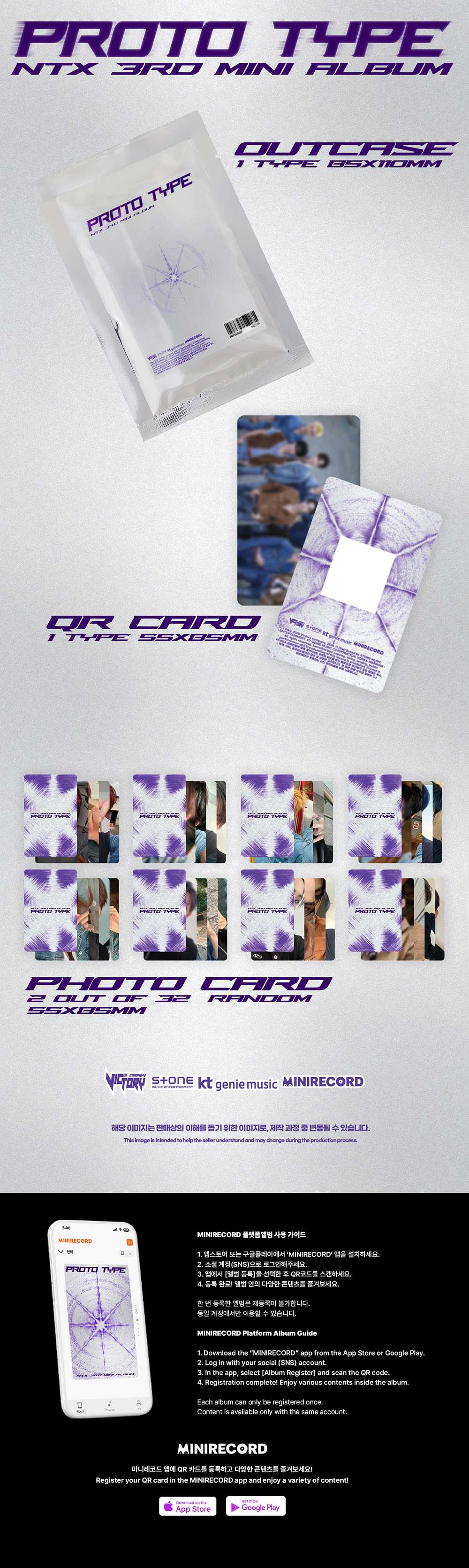 NTX - PROTO TYPE [3rd Mini Album - CARD PACK Ver.]