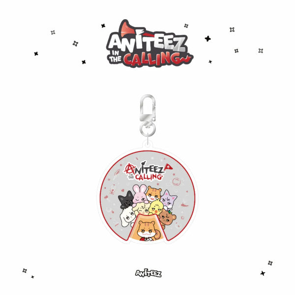ATEEZ - Acrylic Roulette Keyring [ANITEEZ IN THE CALLING Official MD]