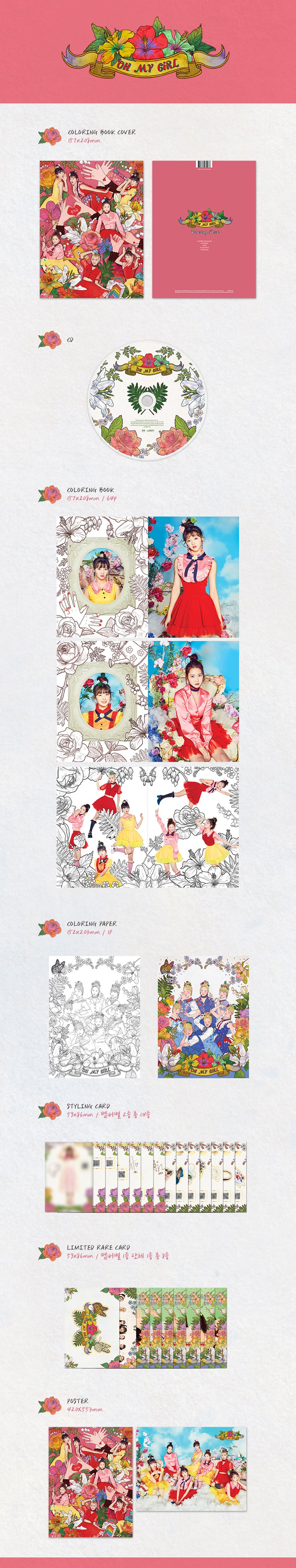 OH MY GIRL - COLORING BOOK [4th Mini Album]