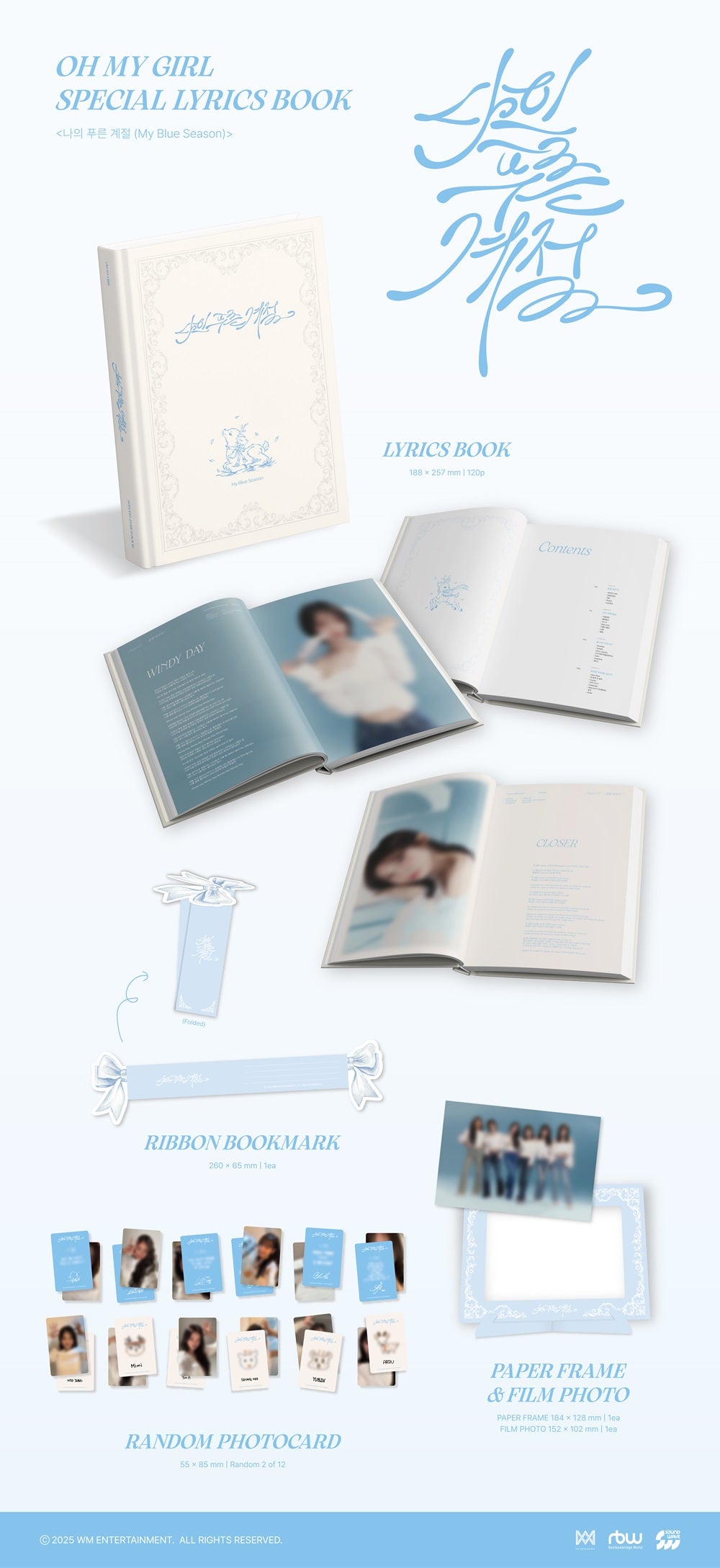 OH MY GIRL - My Blue Season [Special Lyrics Book]