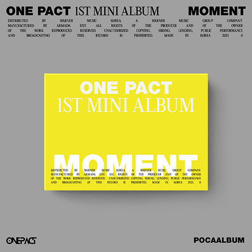 ONE PACT Moment 1st Mini Album - POCA Version main image