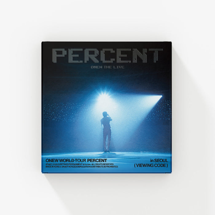 ONEW 2025 26 ONEW WORLD TOUR ONEW THE LIVE PERCENT % in SEOUL Viewing Code - main image
