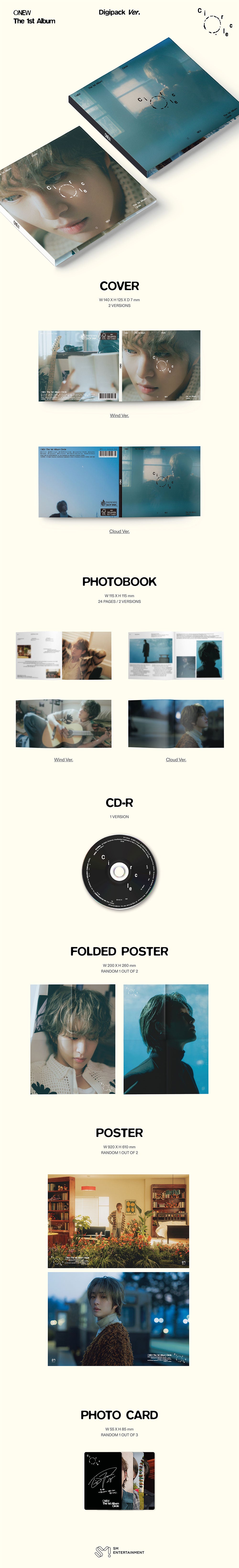 ONEW - Circle [1st Album - Digipack Ver.]