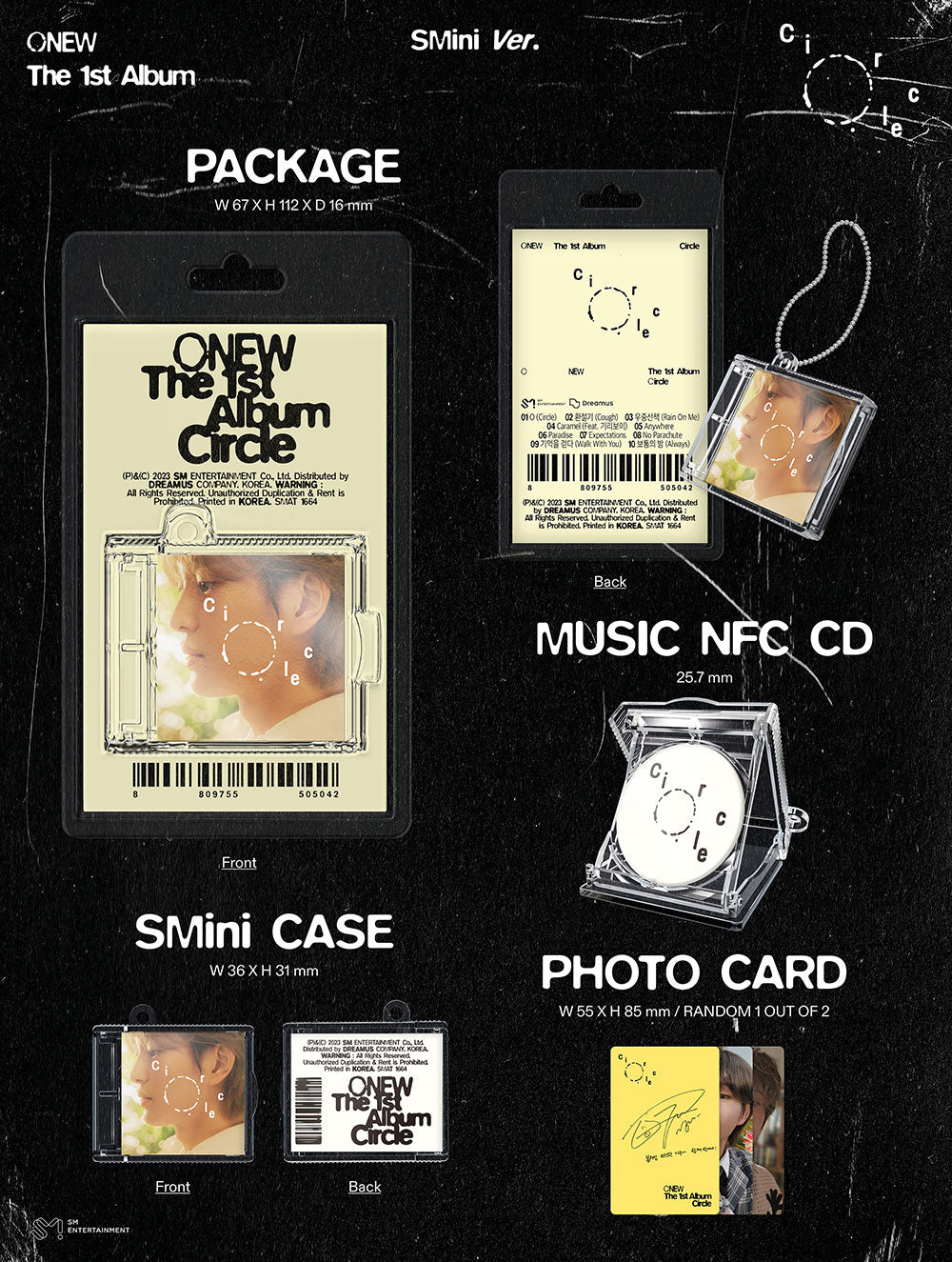 ONEW - Circle [1st Album - SMini Ver.]