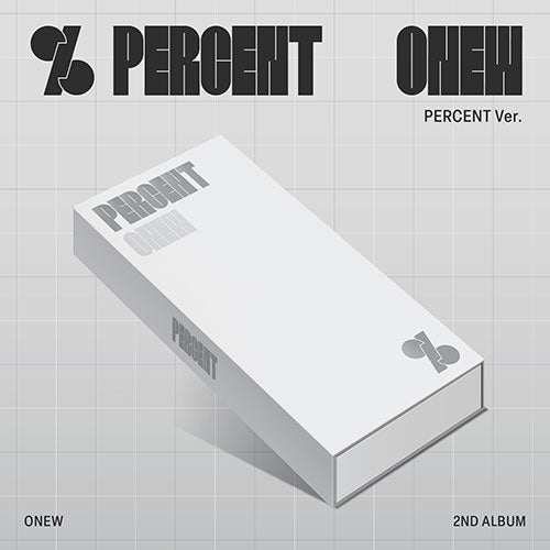 ONEW PERCENT 2nd Album Percent Ver - Main Image