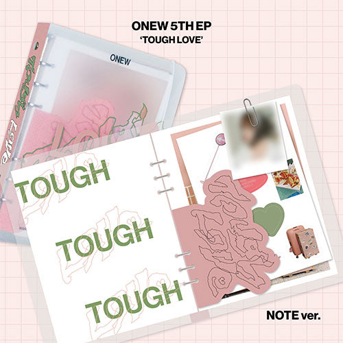 ONEW TOUGH LOVE 5th Mini Album NOTE Ver - main image