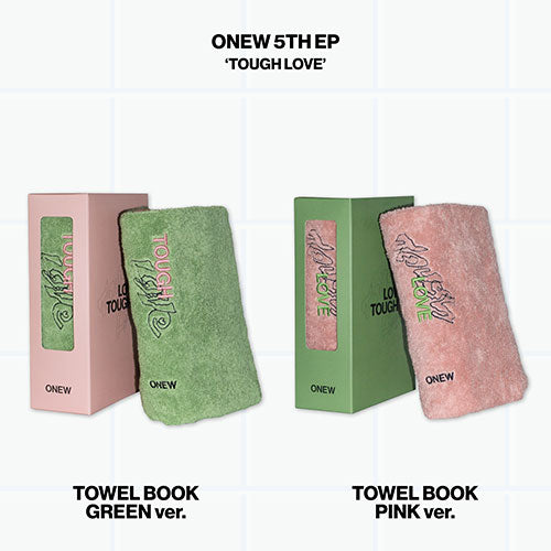 ONEW TOUGH LOVE 5th Mini Album TOWEL BOOK Ver - main image 2
