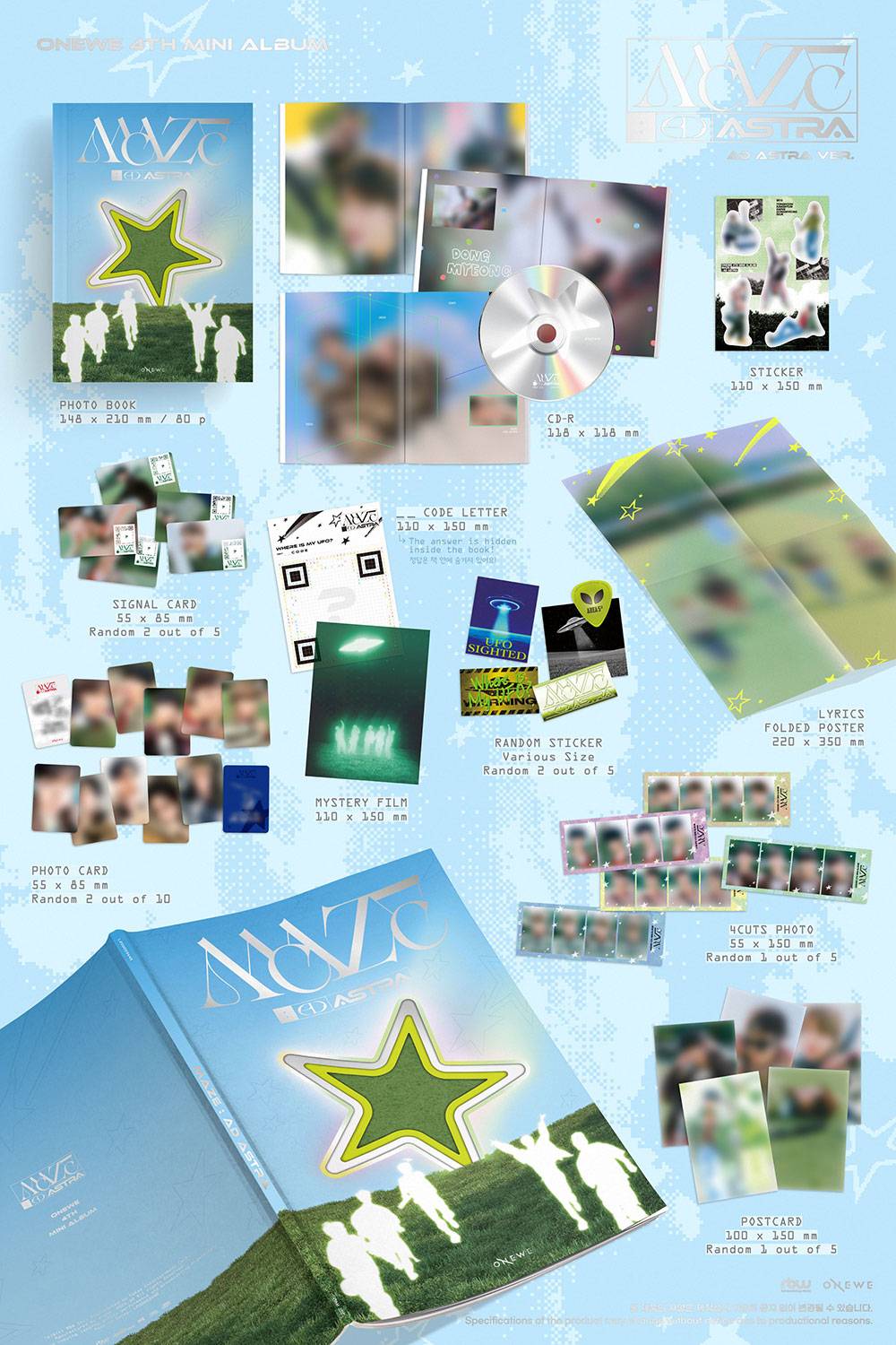 ONEWE - MAZE : AD ASTRA [4th Mini Album - AD ASTRA Ver.]