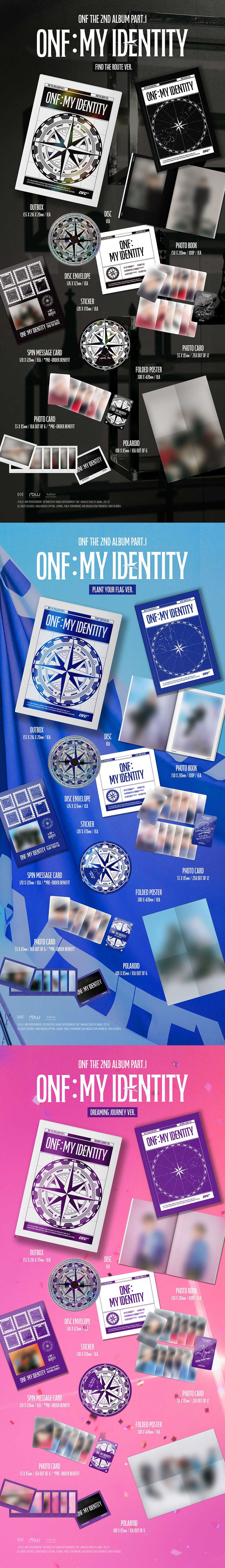 ONF - ONF:MY IDENTITY [2nd Album Part.1] - K PLACE