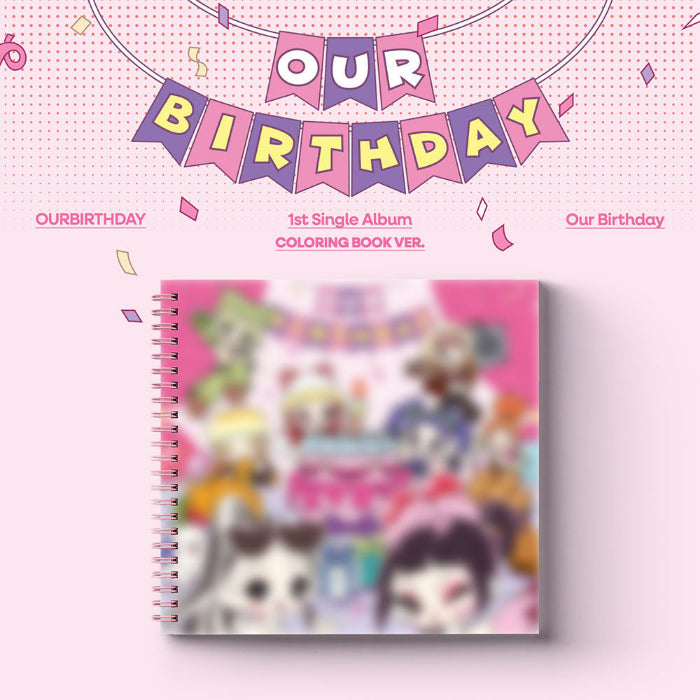 OURBIRTHDAY Our Birthday 1st Single Album COLORING BOOK Ver - main image