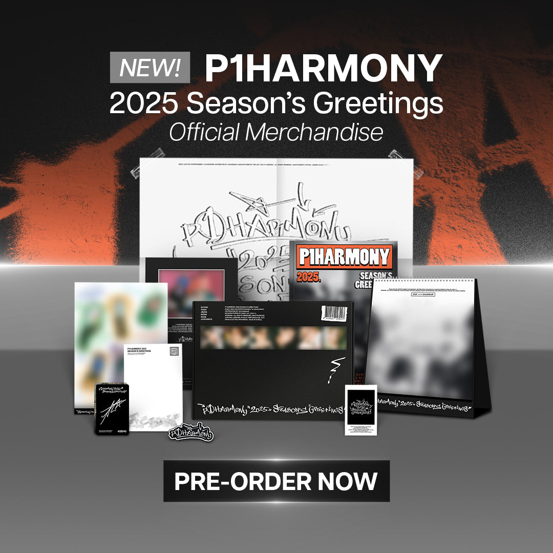 P1Harmony 2025 Seasons Greetings Banner Mobile