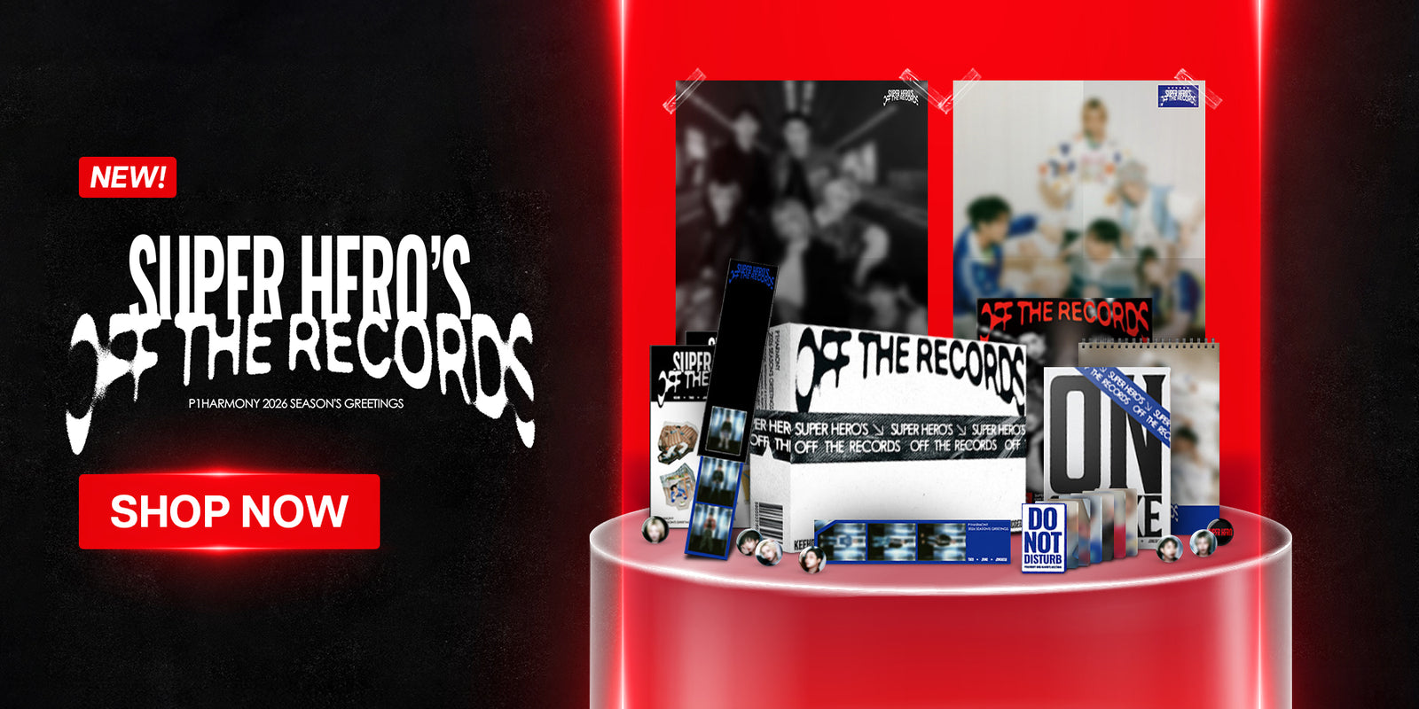 P1Harmony 2026 Seasons Greetings - Banner