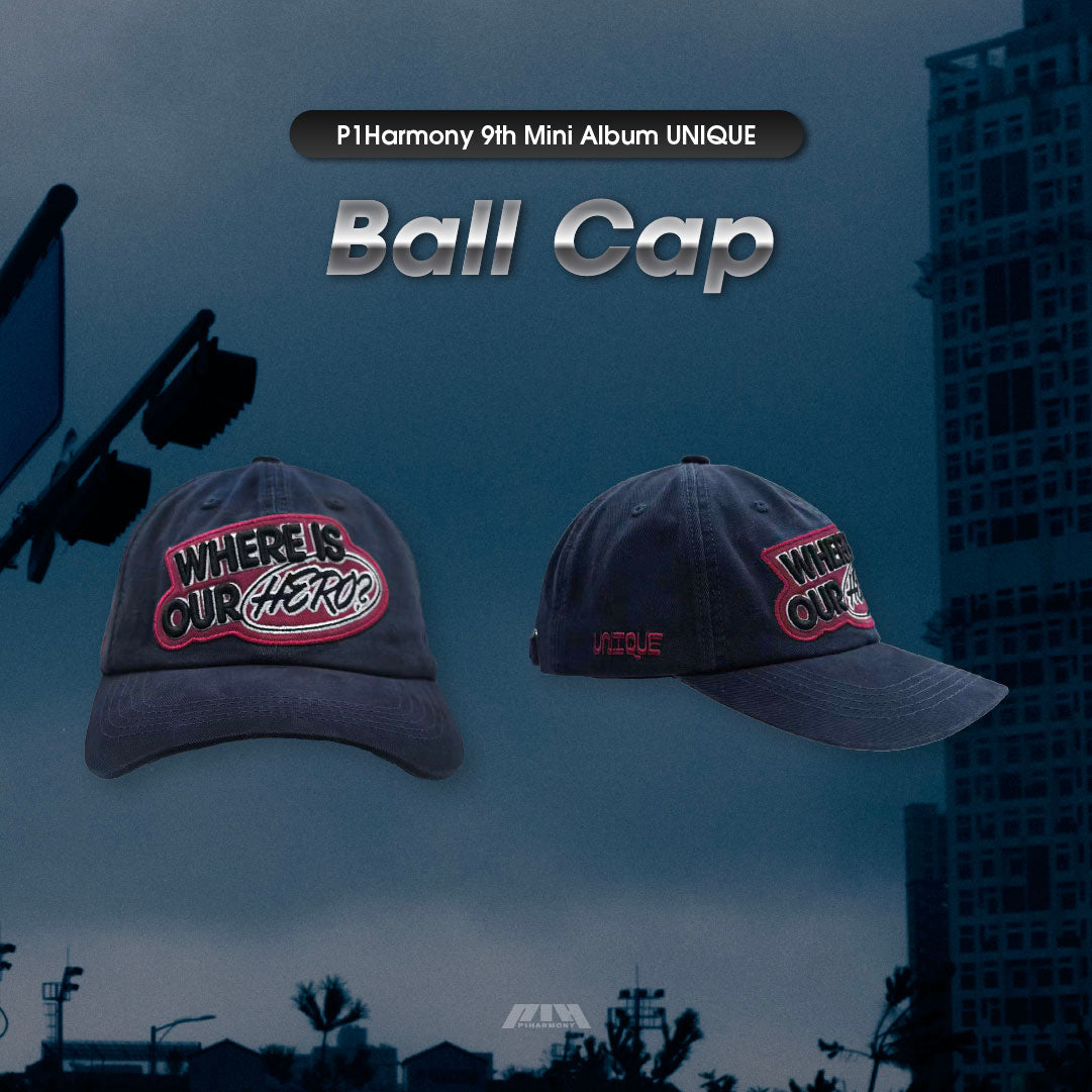 P1HARMONY Ball Cap UNIQUE Official MD - Main Image