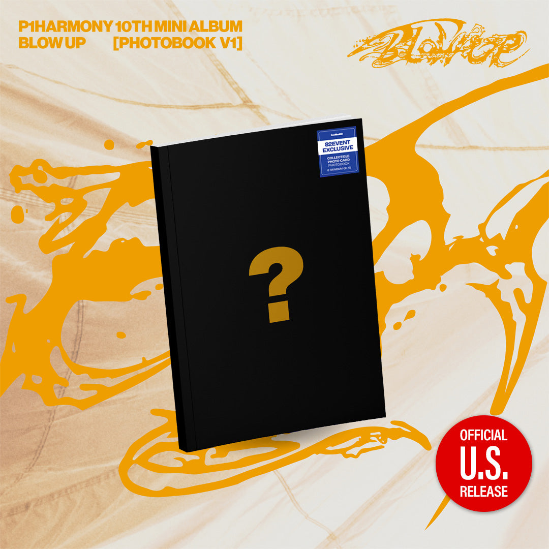 P1Harmony BLOW UP 10th Mini Album - 82EVENT Exclusive Photobook Ver - V1 Ver - Main Image