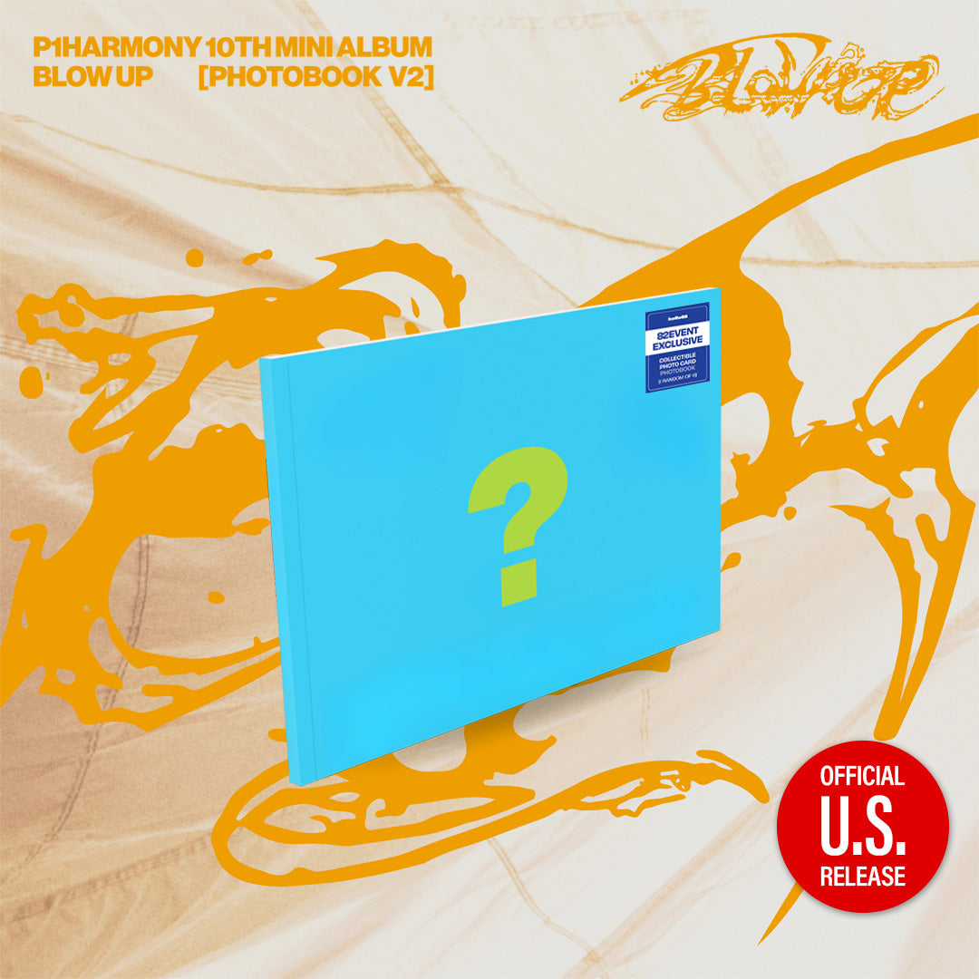 P1Harmony BLOW UP 10th Mini Album - 82EVENT Exclusive Photobook Ver - V2 Ver - Main Image