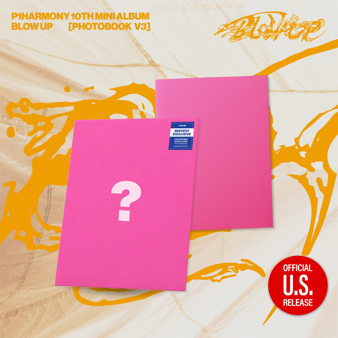 P1Harmony BLOW UP 10th Mini Album - 82EVENT Exclusive Photobook Ver - V3 Ver - Main Image