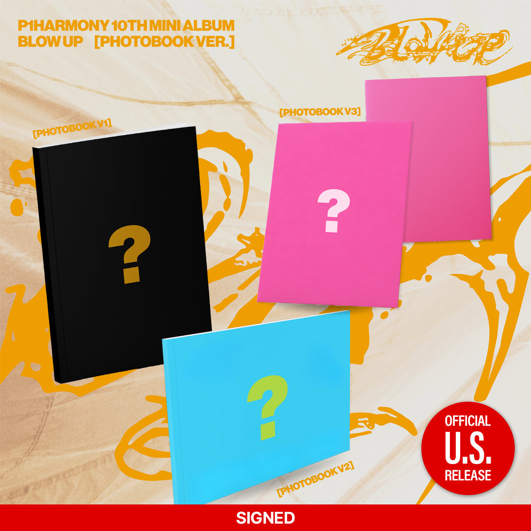 P1Harmony BLOW UP 10th Mini Album - Signed US Photobook Ver - Main Image