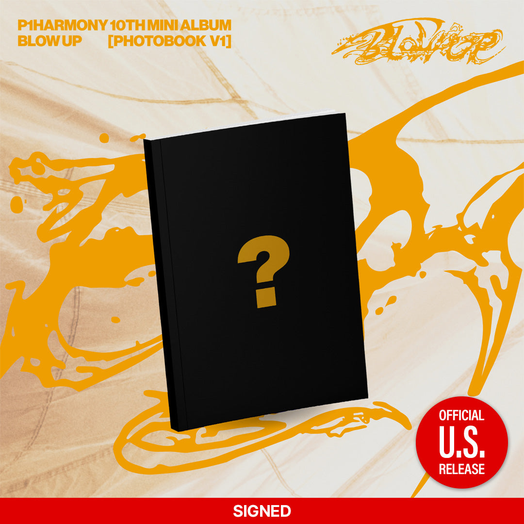 P1Harmony BLOW UP 10th Mini Album - Signed US Photobook Ver - V1 Ver - Main Image
