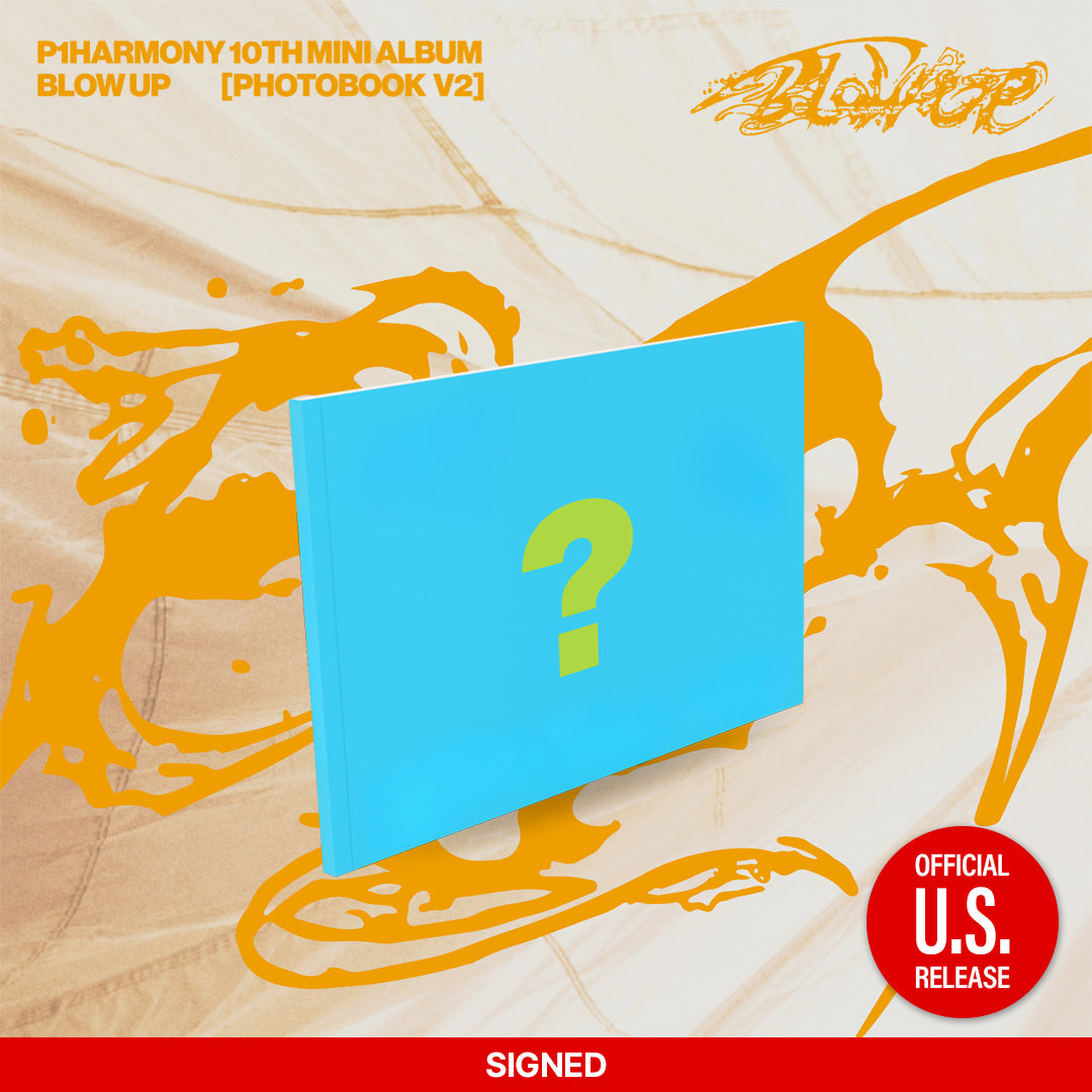 P1Harmony BLOW UP 10th Mini Album - Signed US Photobook Ver - V2 Ver - Main Image