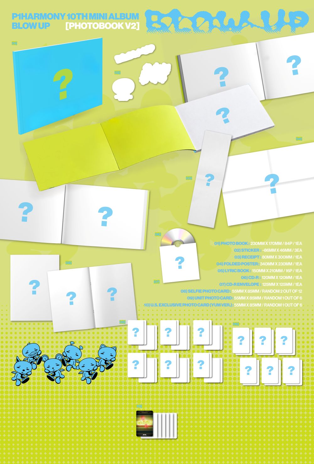[PRE-ORDER] P1Harmony - BLOW UP [10th Mini Album - Signed U.S. Photobook Ver.] gallery image 2