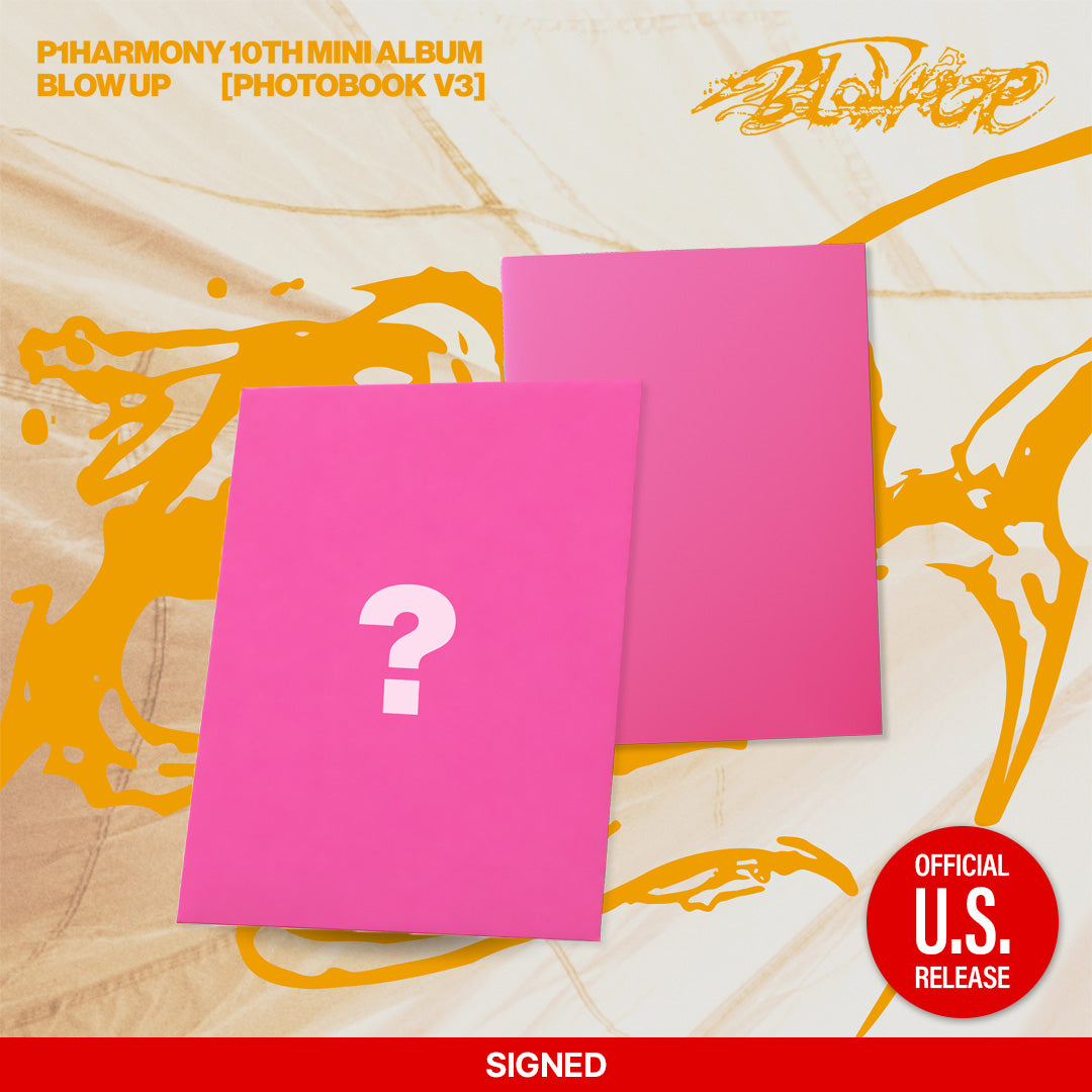 P1Harmony BLOW UP 10th Mini Album - Signed US Photobook Ver - V3 Ver - Main Image