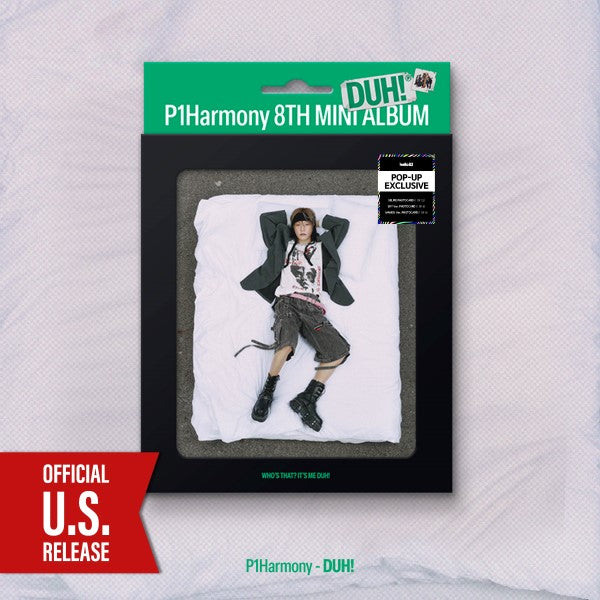 P1Harmony - DUH 8th Mini Album - Compact POP-UP Version Jongseob