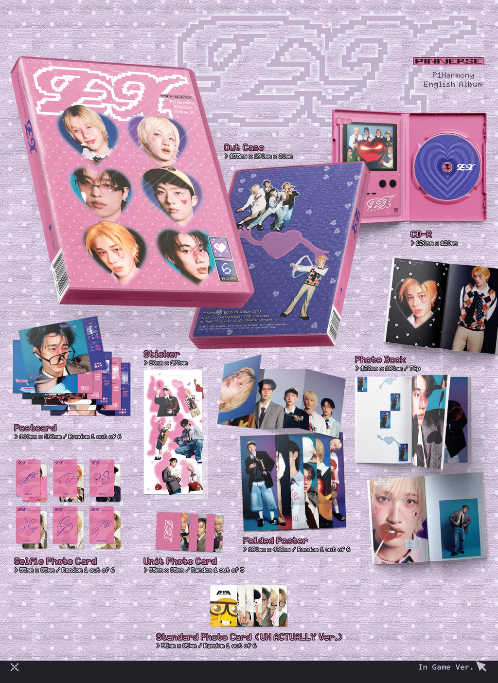 P1Harmony - EX [1st English Album - Signed U.S. Exclusive Ver