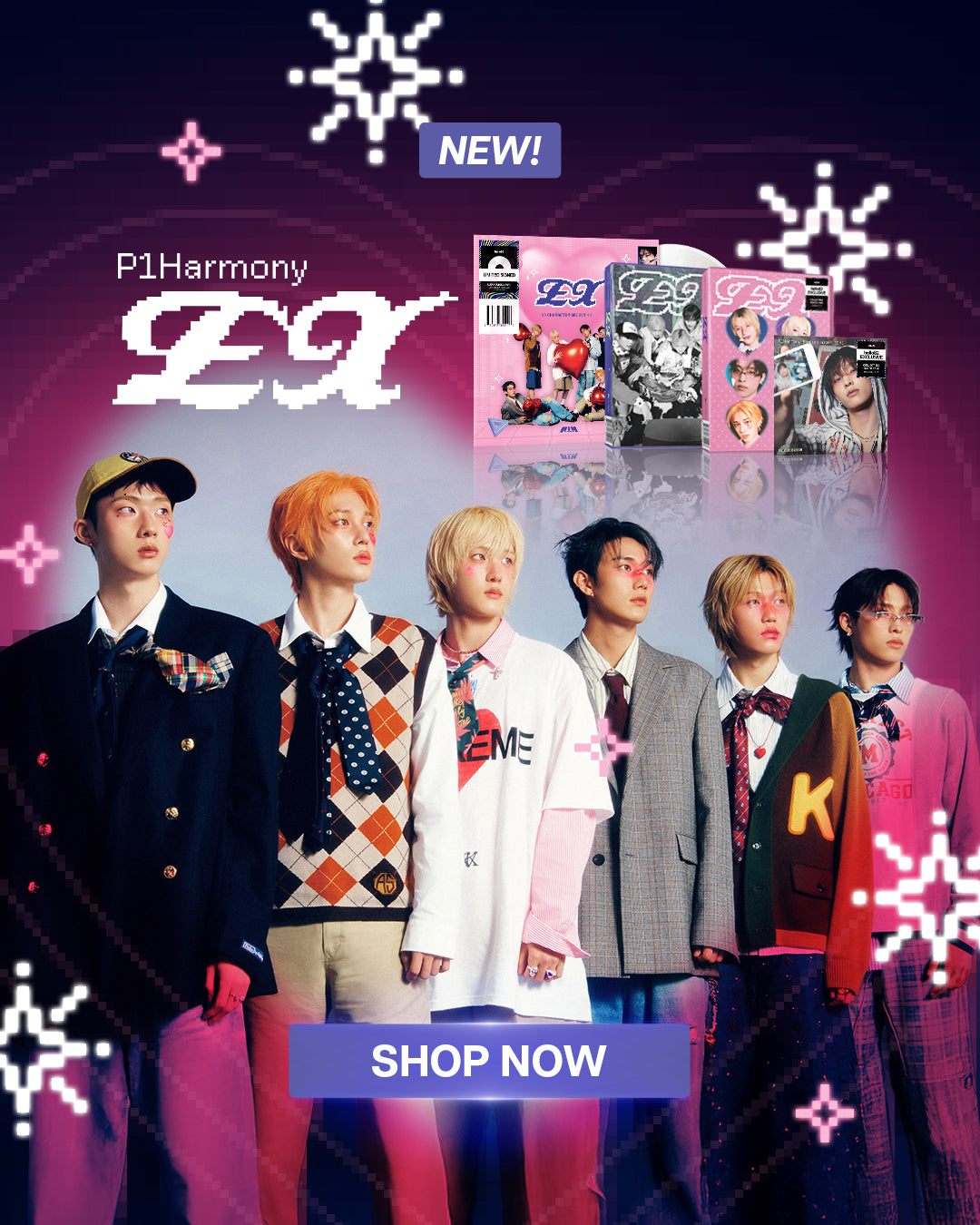 P1Harmony EX Album - Banner Mobile