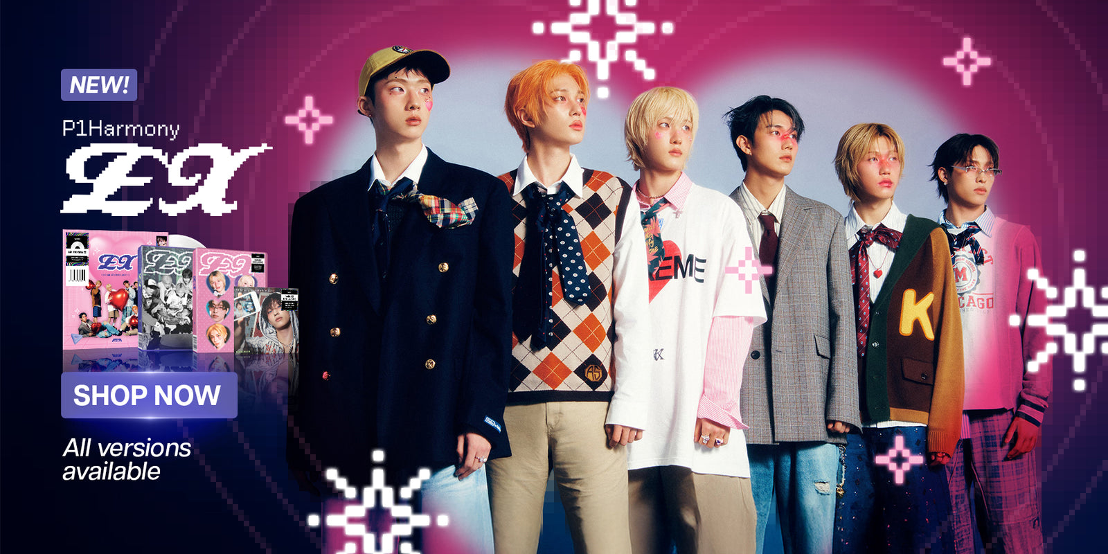 P1Harmony EX Album - Banner