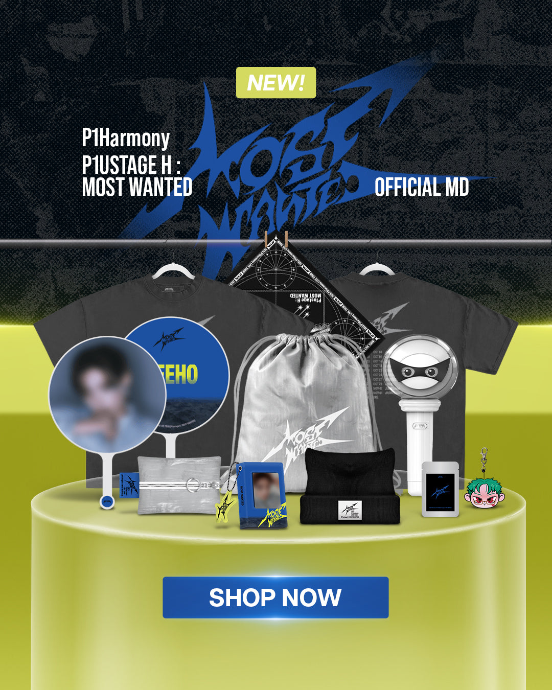 P1Harmony P1USTAGE H MOST WANTED Official MD - banner mobile