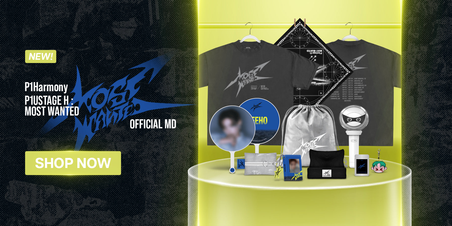 P1Harmony P1USTAGE H MOST WANTED Official MD - banner