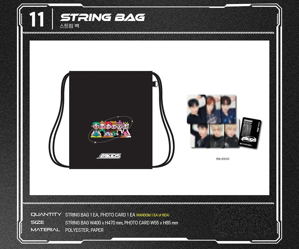 P1Harmony - String Bag [P1KIDS POP-UP Store Official MD] - K PLACE