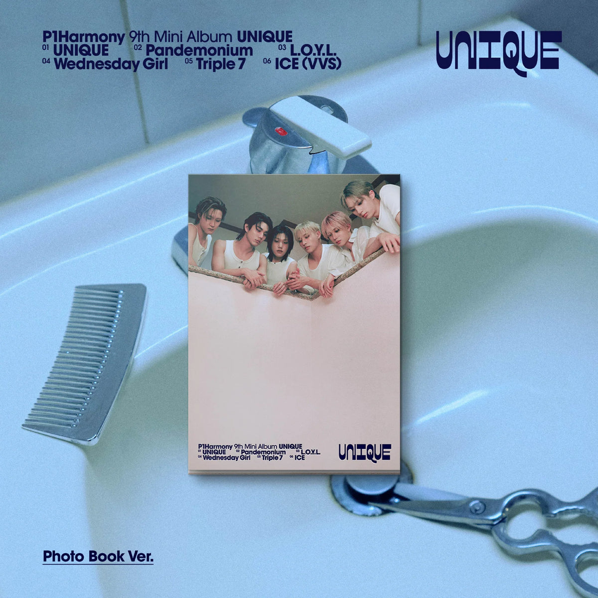 P1Harmony - UNIQUE 9th Mini Album - B Ver - Main Image