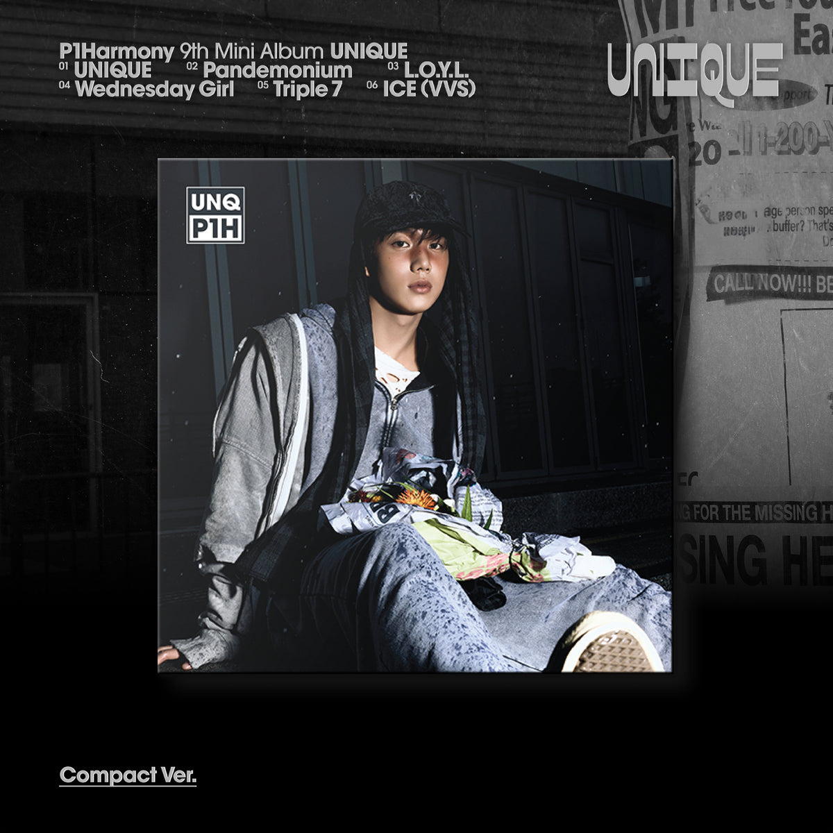 P1Harmony - UNIQUE 9th Mini Album - Compact Ver - Intak Ver - Main Image