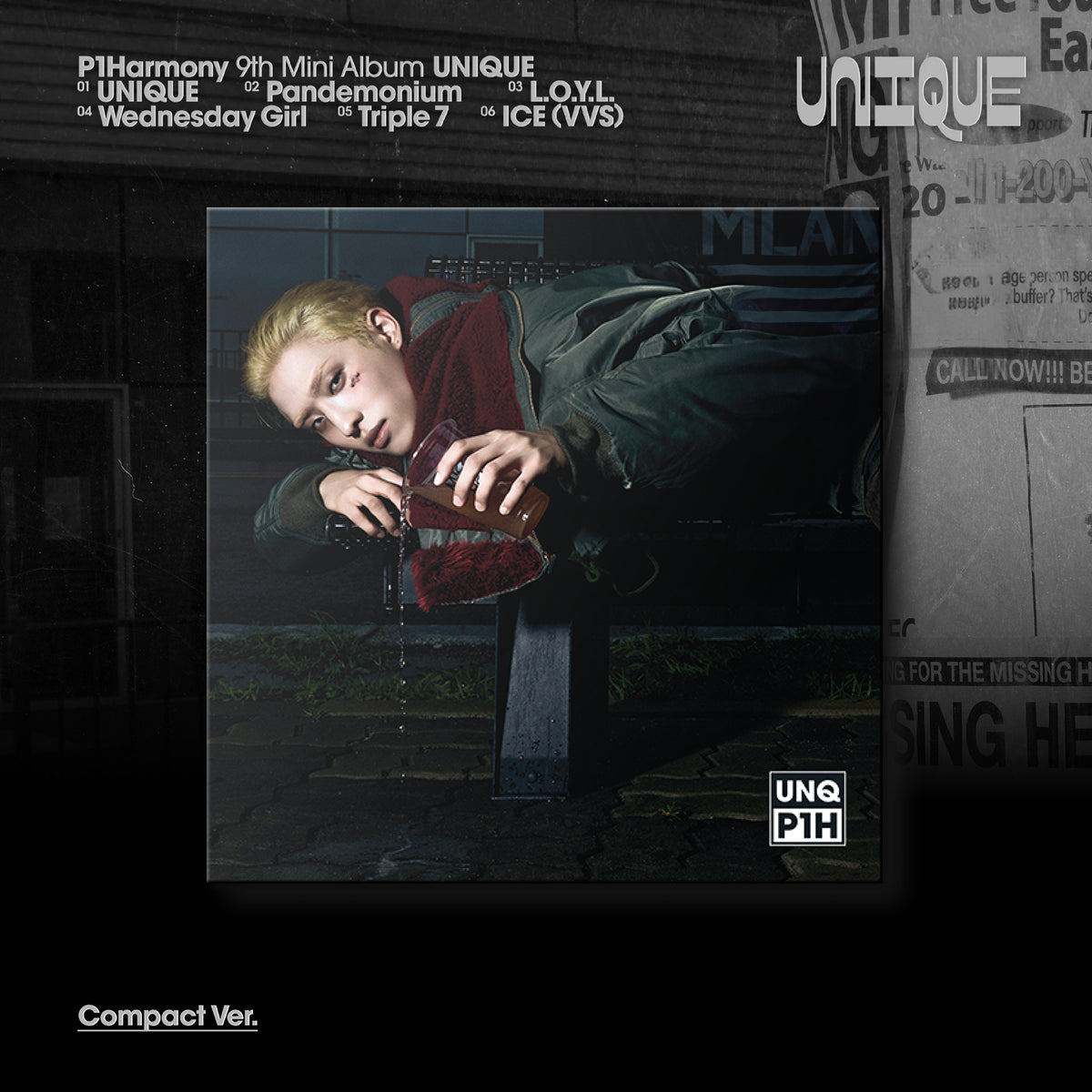 P1Harmony - UNIQUE 9th Mini Album - Compact Ver - Keeho Ver - Main Image