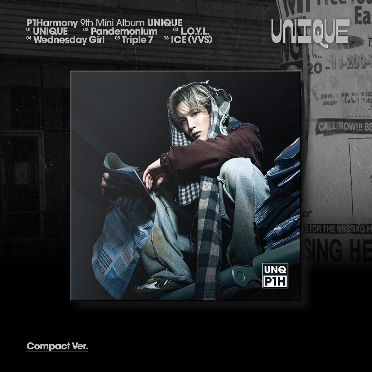 P1Harmony - UNIQUE 9th Mini Album - Compact Ver - Soul Ver - Main Image