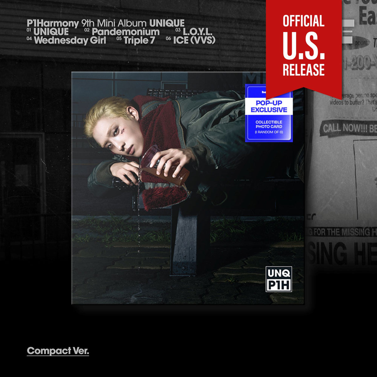 P1HARMONY UNIQUE 9th Mini Album Member Compact POP-UP Exclusive Ver - Keeho Ver - Main Image